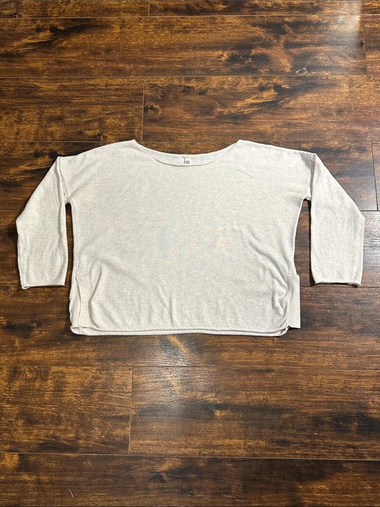 Nui Tops - 🤎 Nui Organics 100% Organic Cotton Boxy Oatmeal Top S